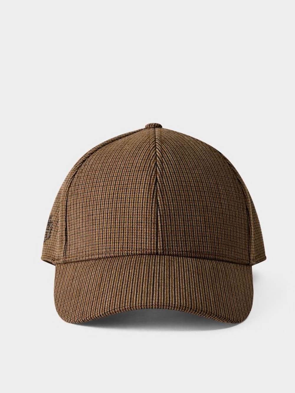 NEW Babaton -Aritzia- Brown Plaid Premium Baseball Cap
